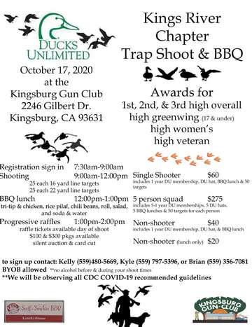 Event Kings River Chapter Trap Shoot & BBQ
