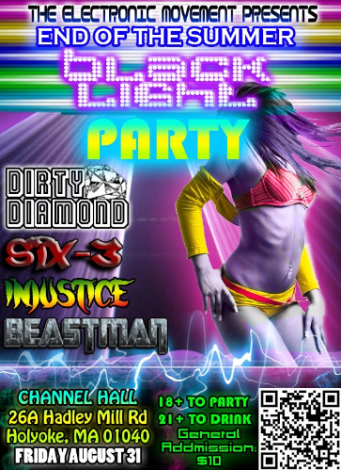 Event END OF THE SUMMER BLACK LIGHT PARTY !!! (EDM EVENT
