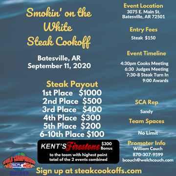 Event Smokin' On The White Steak Cookoff Contest - Batesville