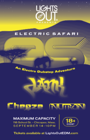 Event ELECTRIC SAFARI w/ DANK, Cheeze, and Nutron