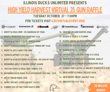 Event Illinois DU High Yield Harvest Virtual 25 Gun Raffle