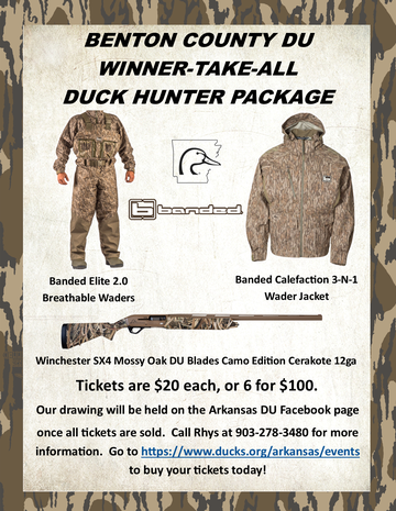 Event Benton County DU Winner-Take-All Duck Hunter Package