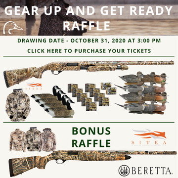 Event Virginia Ducks Unlimited Gear Up and Get Ready Raffle