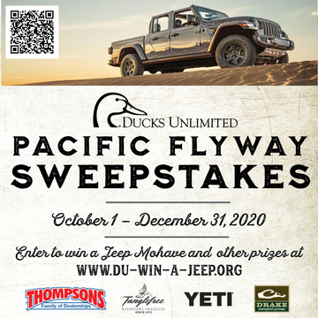 Event Ducks Unlimited Pacific Flyway Sweepstakes