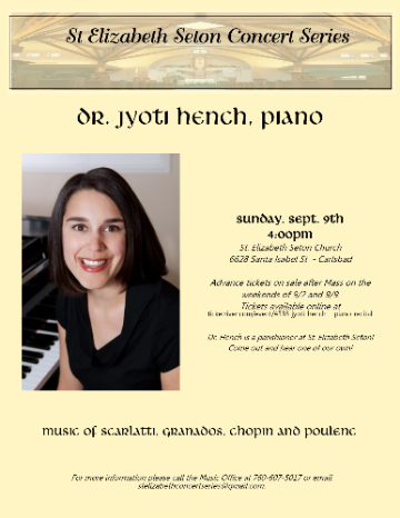 Event Jyoti Hench - Piano Recital