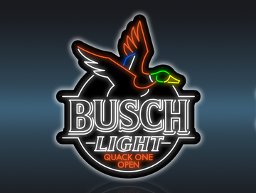 Event Busch Light LEDeon Sign or Choice of Gun Raffle
