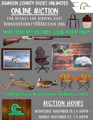 Event Johnson County Chapter Online Auction