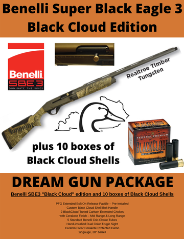 Event Benelli Super Black Eagle 3 Limited Edition "Black Cloud" Combo Package