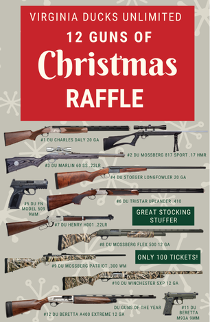 Event Virginia Ducks Unlimited 12 Guns of Christmas Raffle