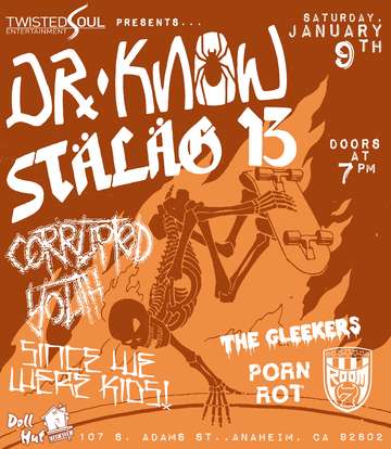 Event Dr Know, Stalag 13