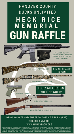 Event Heck Rice Memorial Gun Raffle - Hanover County DU