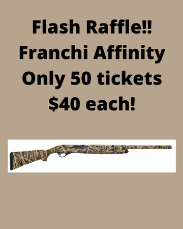 Event Franchi Affinity 12 Gauge Flash Raffle!!