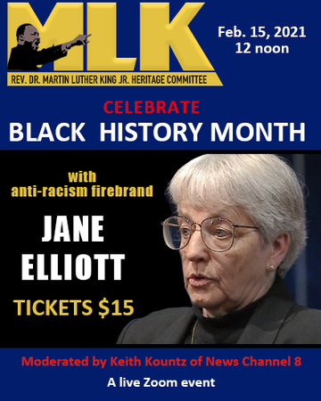 Event BLACK HISTORY MONTH SPEAKER - JANE ELLIOTT