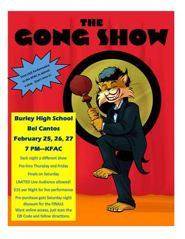 Event BHS Bel Cantos "The Gong Show" Night One