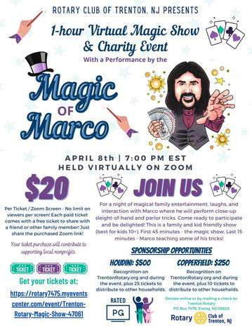 Event Trenton Rotary Magic Show
