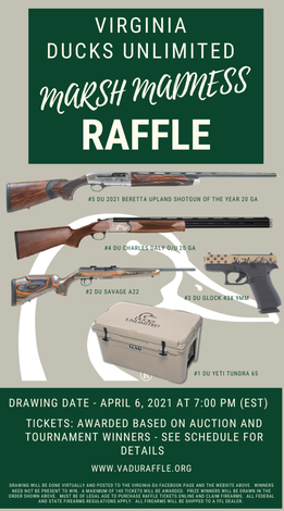 Event Virginia Ducks Unlimited Marsh Madness Auction and Raffle