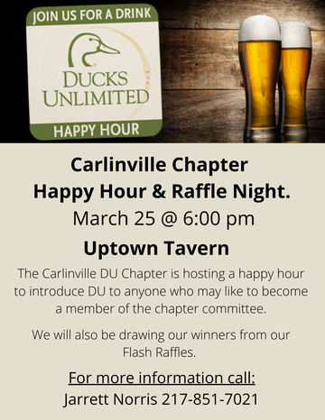 Event Carlinville Area Happy Hour &  Raffle Night