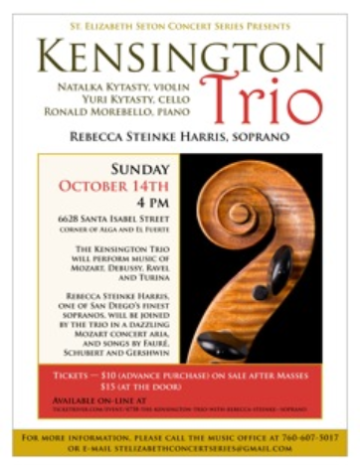 Event The Kensington Trio with Rebecca Steinke, soprano