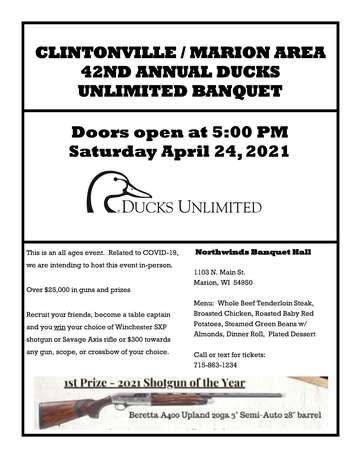 Event Clintonville Ducks Unlimited