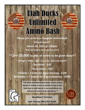 Event Utah Ducks Unlimited Ammo Bash