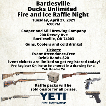 Event Bartlesville Fire & Ice Raffle Night