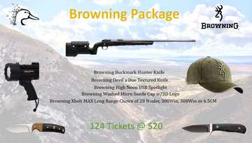 Event Browning Rifle and Gear Giveaway