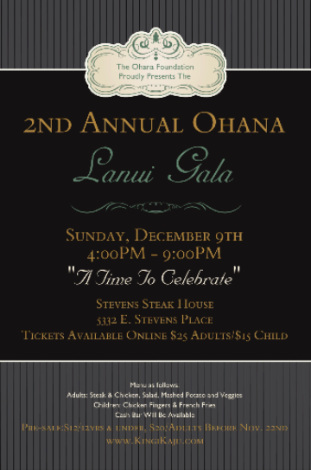 Event 2nd Annual Ohana Lanui Gala
