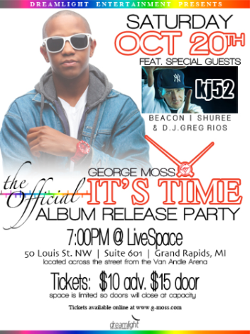 Event George Moss "It's Time" Album Release Party