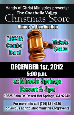 Event CV Christmas Store Dinner and Live Auction