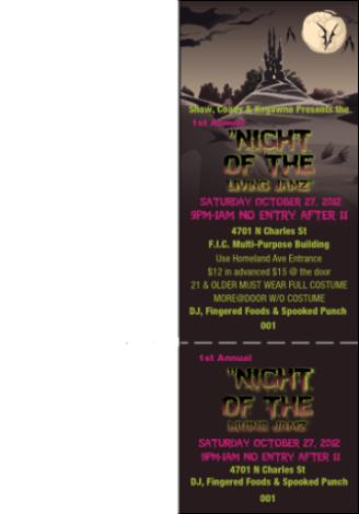 Event "NIGHT OF THE LIVING JAMZ"