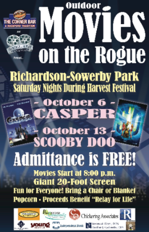 Event Movies on the Rogue Fundraiser