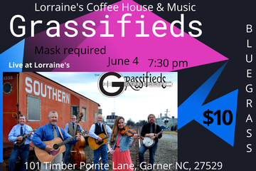 Event The Grassifieds, Bluegrass, $10 Cover, IN HOUSE EVENT