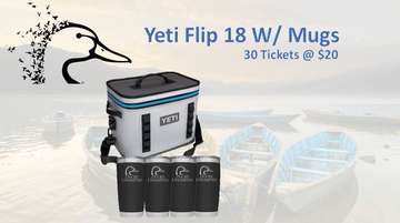 Event Yeti Flip 18 Cooler and Yeti Cups