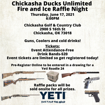 Event Chickasha Ducks Unlimited Raffle Night