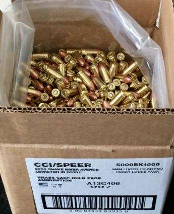 Event 1000 Rounds of 9MM Ammo Blitz Raffle
