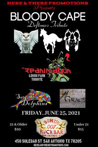 Event Bloody Cape: A Tribute To Deftones & Reanimation: A Tribute To Linkin Park w/ Say Grace, S.T.D.s