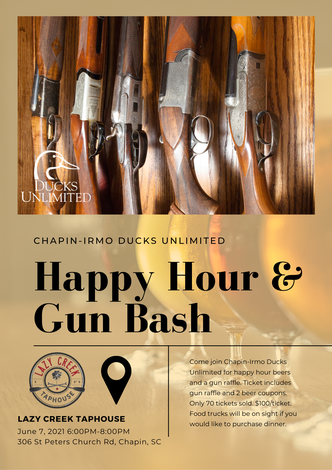 Event Chapin-Irmo DU Happy Hour & Gun Bash: Chapin, SC