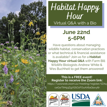 Event Habitat Happy Hour Virtual Q&A with a Biologist