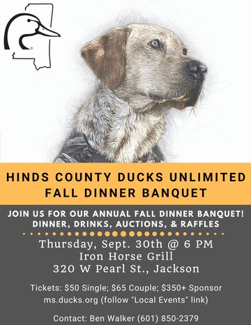 Event Hinds County Dinner: Jackson
