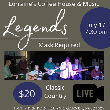 Event Legends, $20 Cover, Classic Country