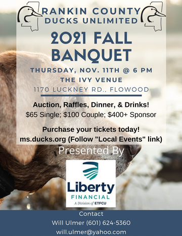 Event Rankin County Dinner presented by Liberty Financial- Flowood
