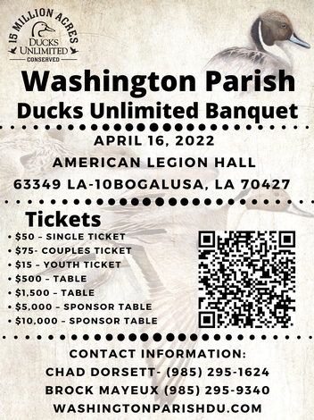 Event Washington Parish Banquet - Bogalusa