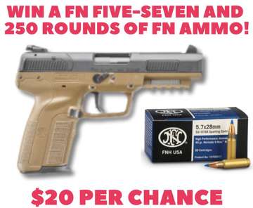 Event FN Five-Seven and 250 Rounds of Ammo Raffle! Drawing June 1st!