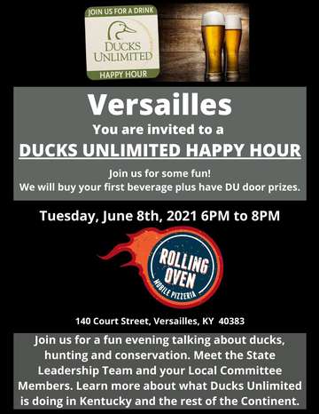 Event Ducks Unlimited Happy Hour - Woodford County and surrounding areas