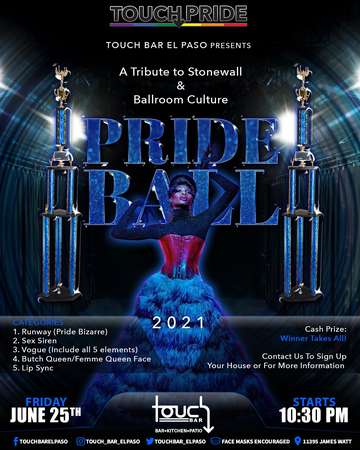 Event Pride Ball 2021 • Touch Bar El Paso