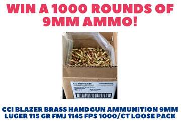 Event Win 1000 Rounds of 9MM Ammo! Drawing June 20th!