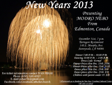 Event New Years 2013 with Modro Nebo