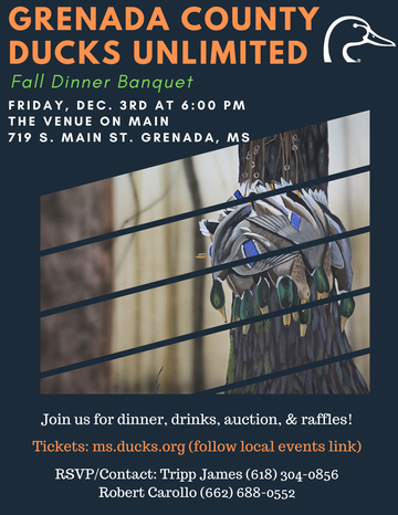 Event Grenada County Fall Dinner Banquet