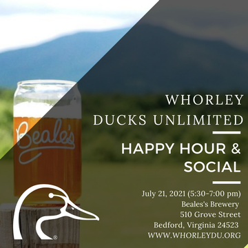 Event Whorley Ducks Unlimited Happy Hour at Beale's Brewery