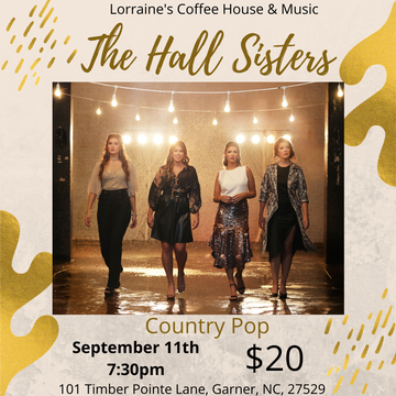 Event Hall Sisters, Country Pop, $20